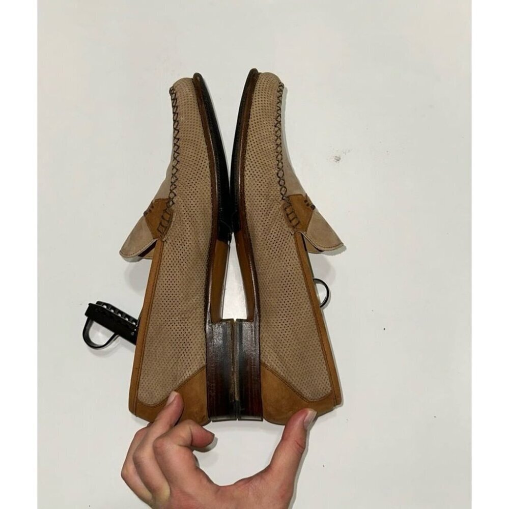 Moreschi Two Tone Retro Loafer Size 12 US - Picture 3 of 10